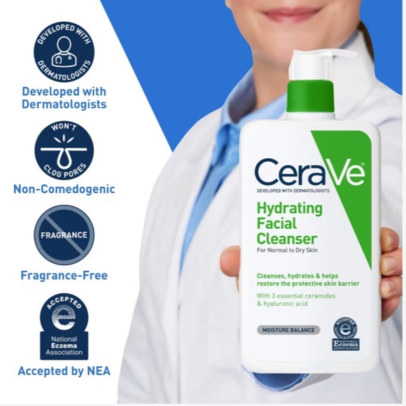 VALUE SIZE Cerave Hydrating Facial Cleanser - Picture 2 of 5